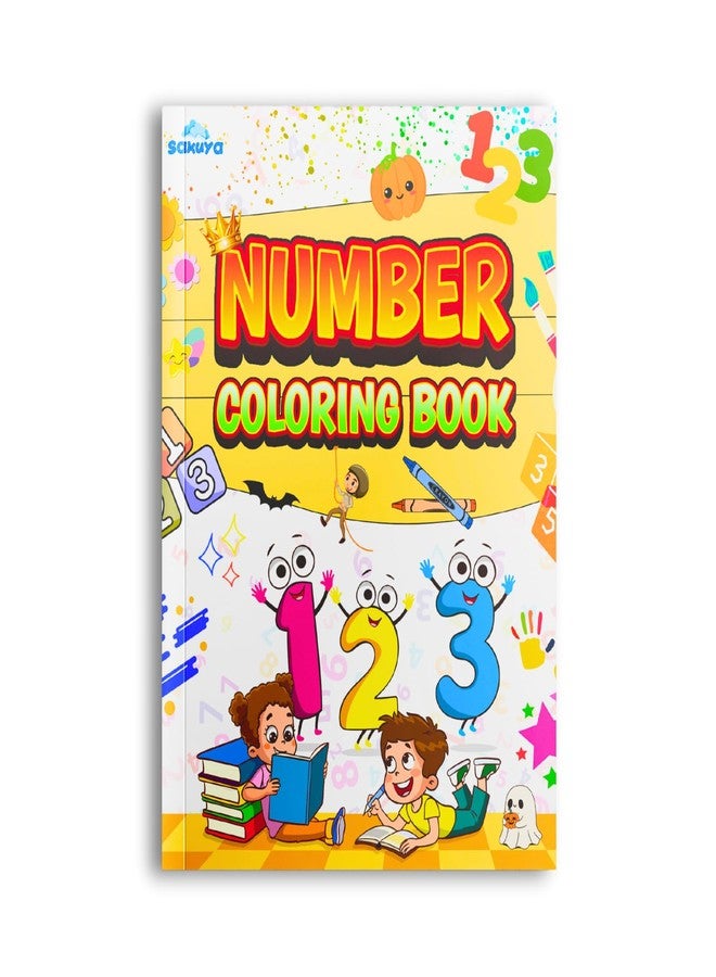 Sakuya Number Coloring Book for Kids | Art and Activity Book for 5-Year-Old | Kid Coloring Books with Number Drawings | Colour Books for 3-Year-Old Children | Drawing Book & coloring Set for Childrens - Image 1